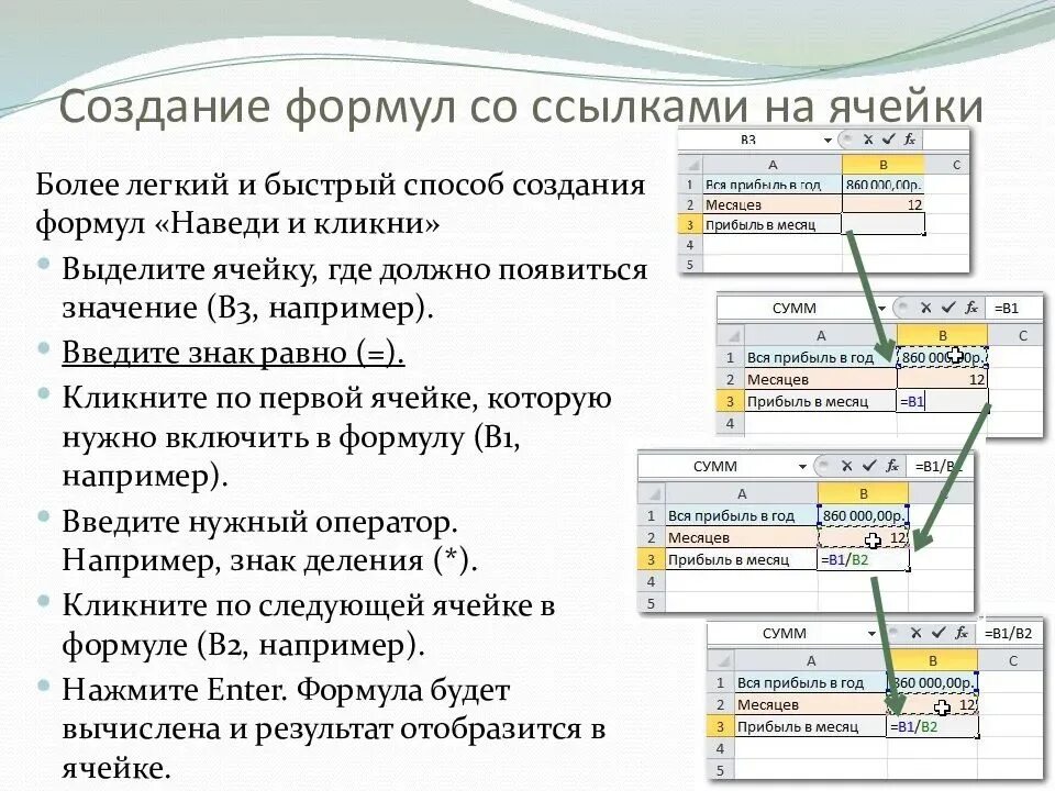 Выделите ее и нажмите. Последовательность действий при работе с формулами в программе MS excel. Как записать формулу функции в эксель. Ввод формулы в excel начинается. Формулы в электронных таблицах MS excel.