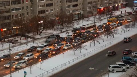 Пробки в тюмени сейчас тюмень