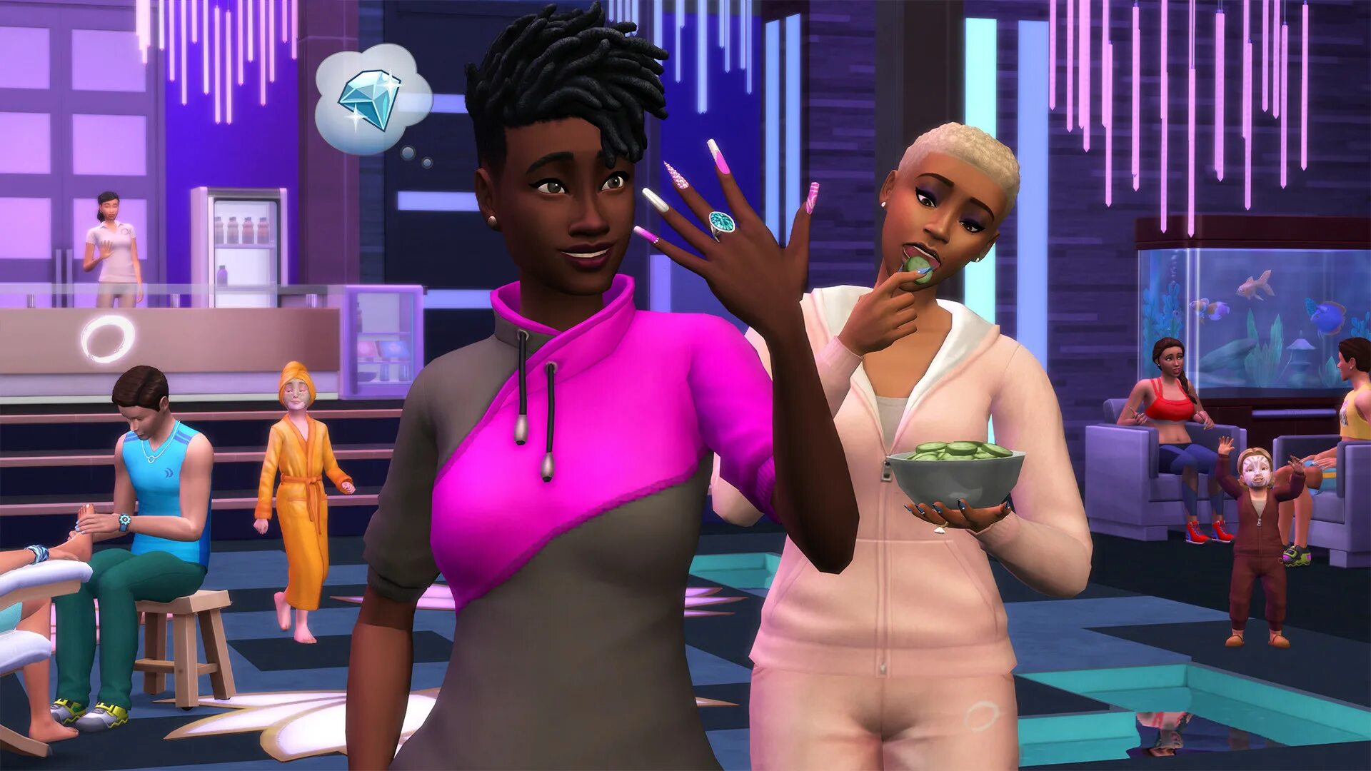 Симс 4 спа. The sims 4. день спа. симс день спа. симс 4 день спа (spa day. симс обновления 2025.