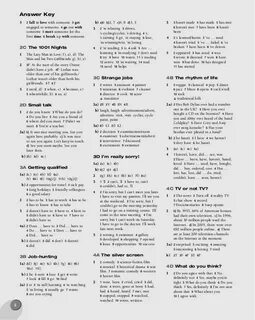 Intermediate workbook answers