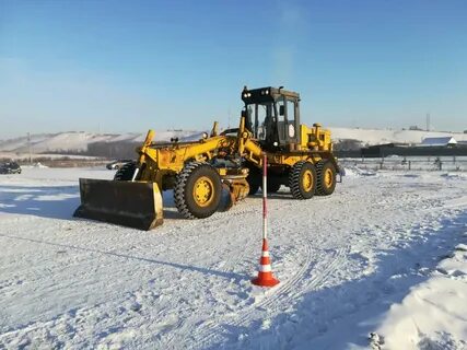 Уборка грейдером