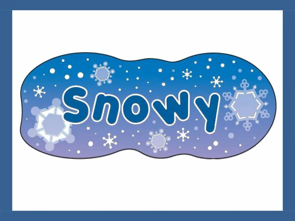 The weather was snowing