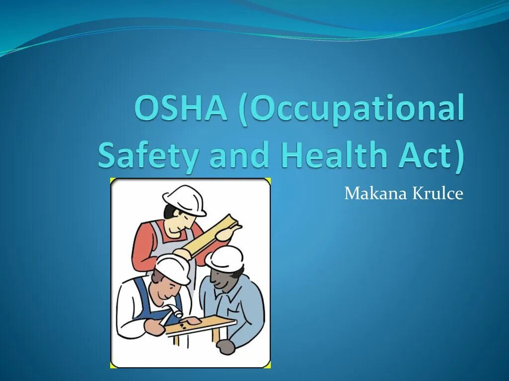 Occupational safety and health. Occupational Health and Safety. Occupational poisoning. English for Occupational purposes.