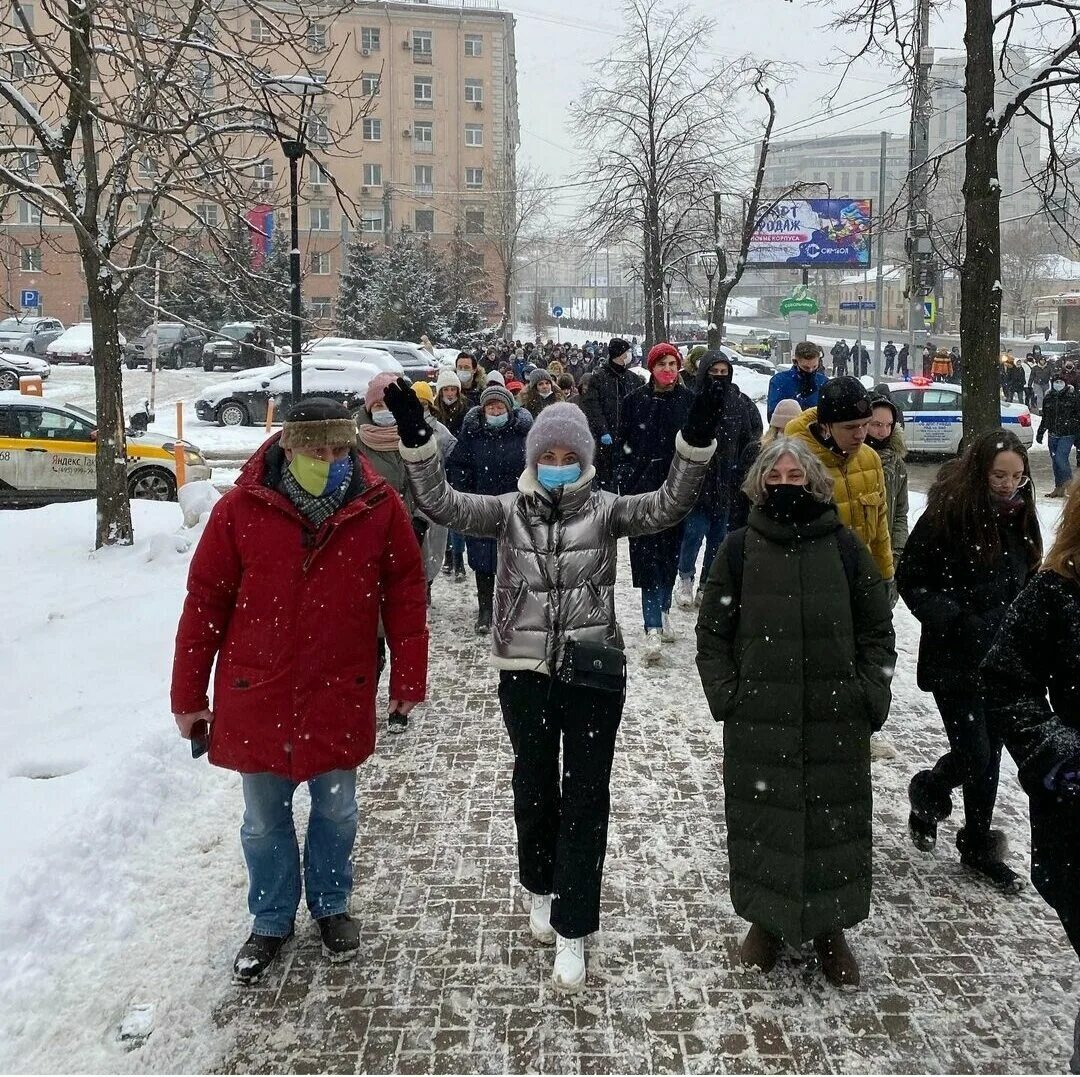 Почему не было юли навальной. Митинг 31 января 2021 в Москве. Митинг Навального в Москве.