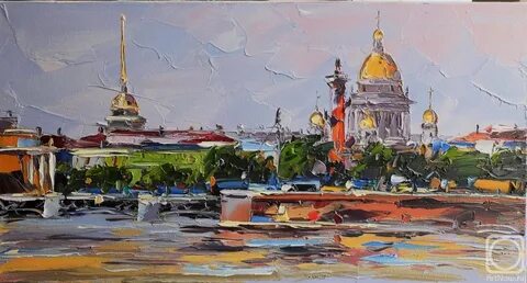 Масло холст петербург