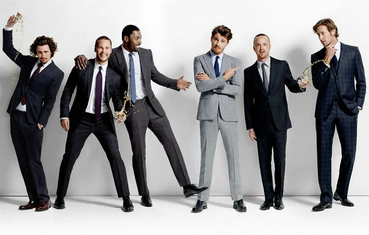 The men in the suit