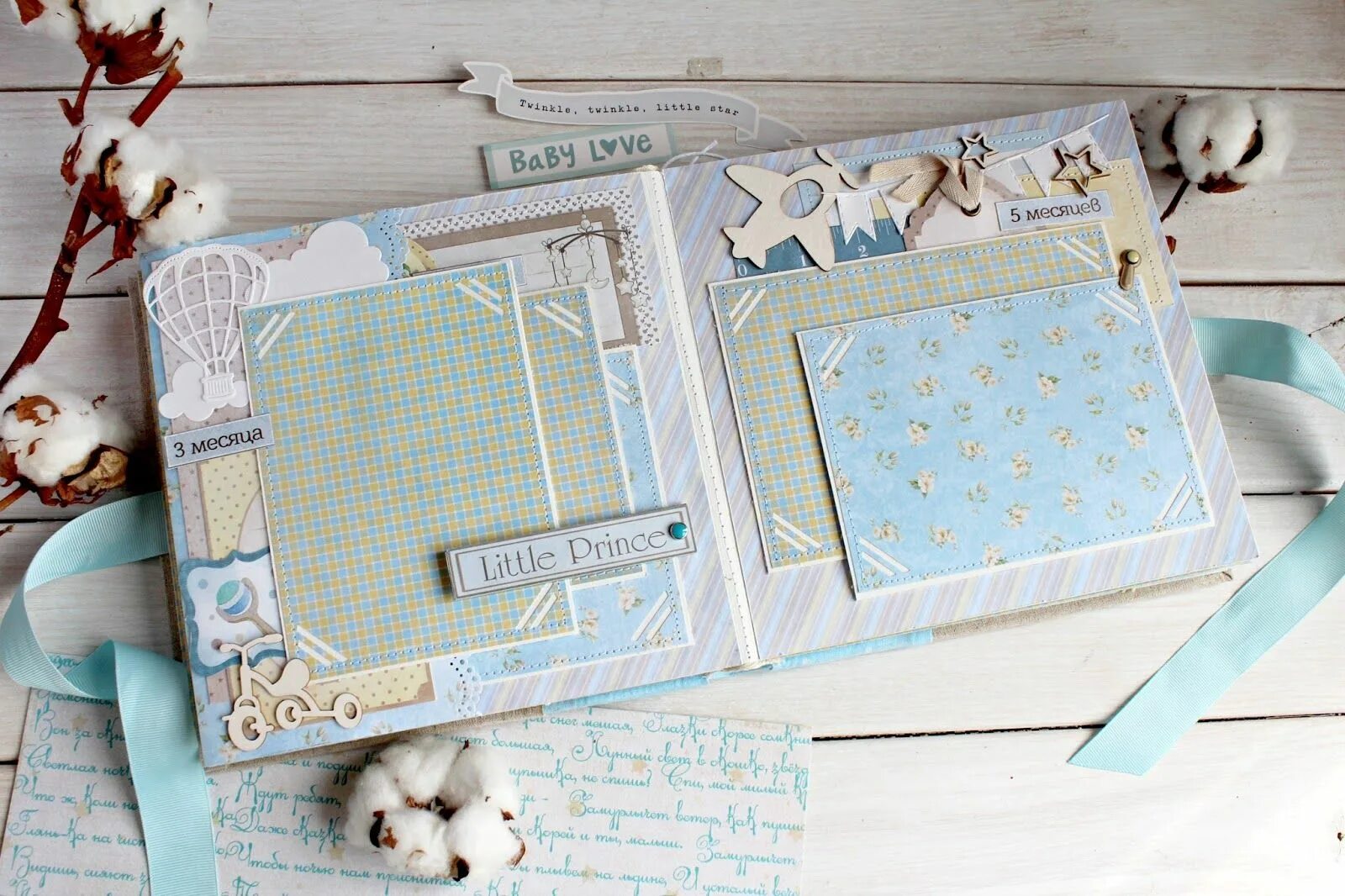 Идеи оформления детского альбома Album of the first year of the baby Favorite Boy Etsy