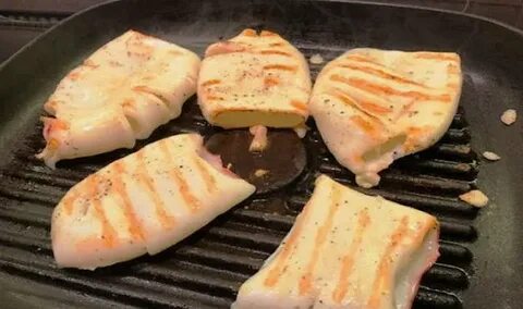 Кальмар тушкой на сковороде