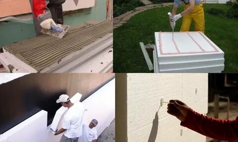 Клей утепления фасада пенопластом