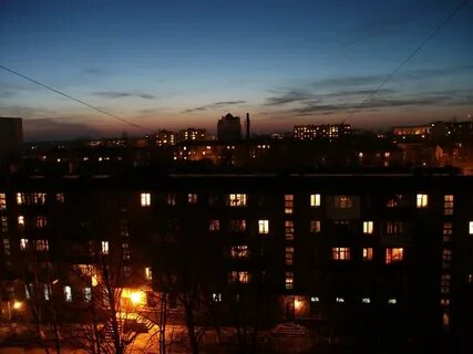 Вид из окна ночью сочинение