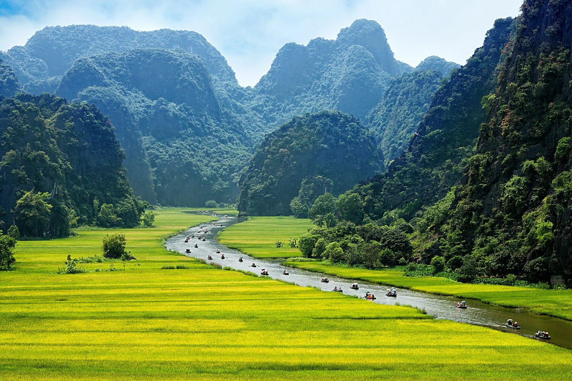 Best vietnam. Вьетнам. Национальный парк там Кок. Рисовые плантации. Ninh Binh.