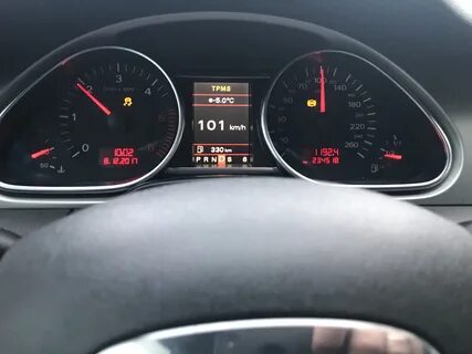 Загорелся значок ауди а6