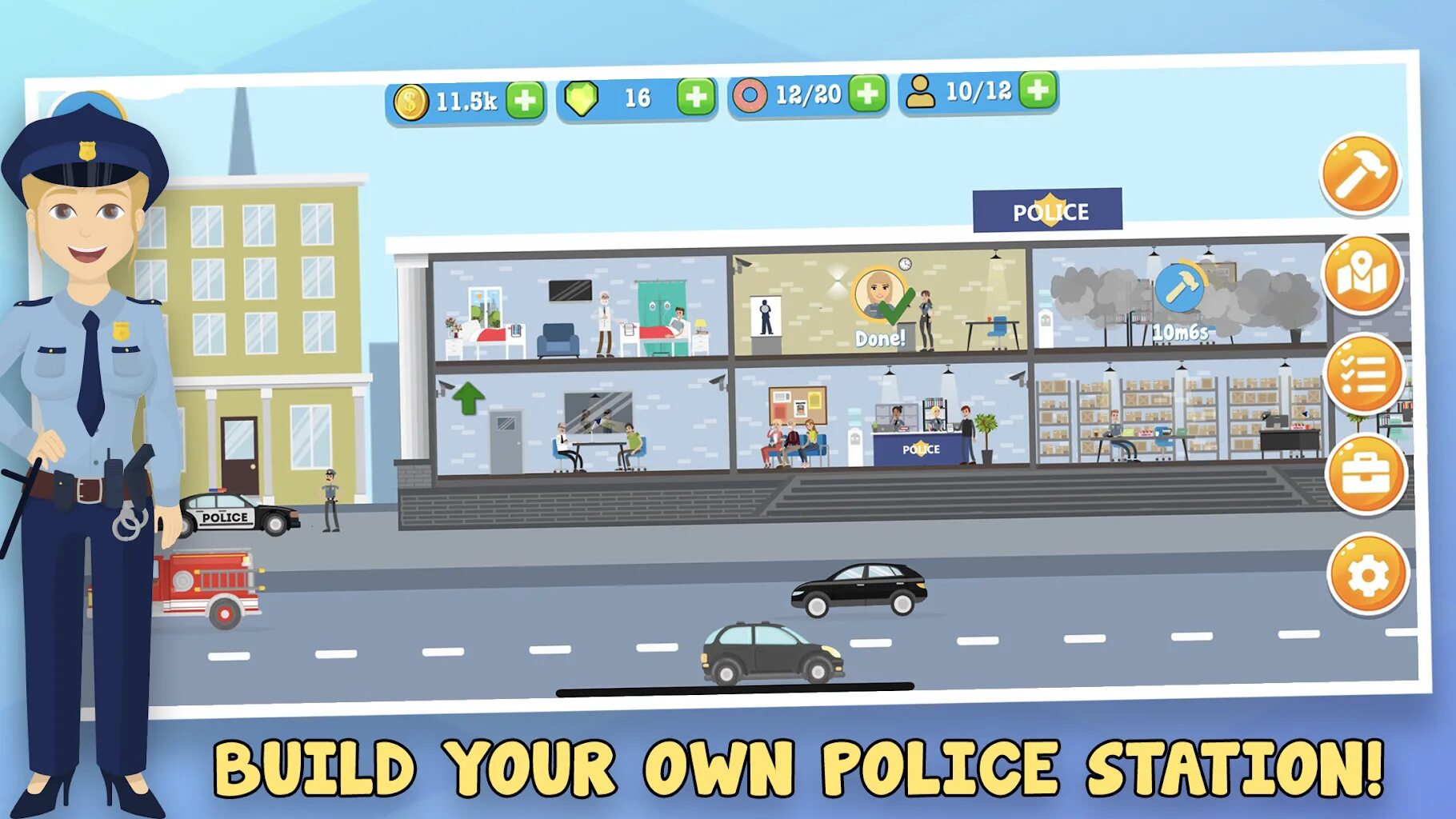 Police department tycoon mod. Police Station game. Police Station Tycoon. Игра за начальника полицейского участка. Idle Police Tycoon.