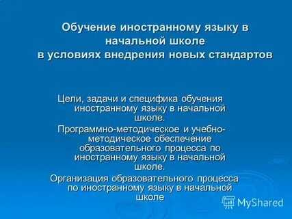 Методические рекомендации иностранный язык