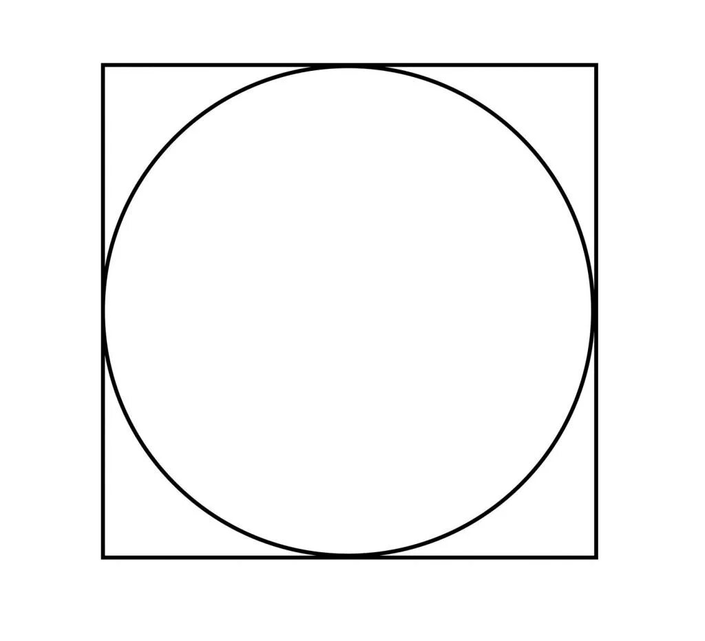 В квадрат вписан круг радиус 3.6. Описанный круг вокруг квадрата. Квадрат описанный вокруг окружности. Квадрат описывает круг. Квадрат вписанный в окружность.