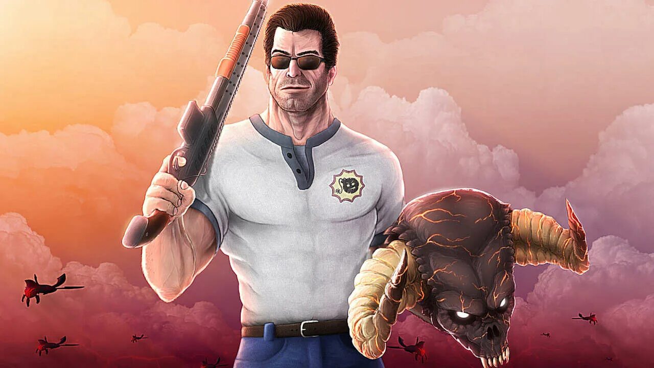 Sam plays the game. Сэм Стоун serious Sam. Serious Sam 4. Serious Sam 4 арт. Serious Sam арт.