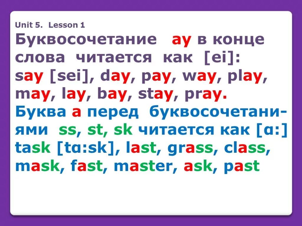 Читать по английски русскими буквами текст