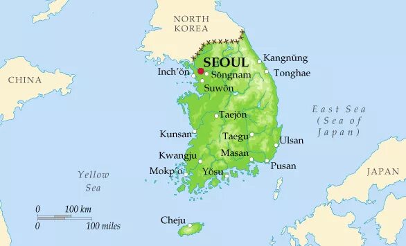 Южная корея географическое положение. Республика Корея на карте. Республика Корея на карте политической. Республика Корея географическое положение. Республика Корея карта с городами.