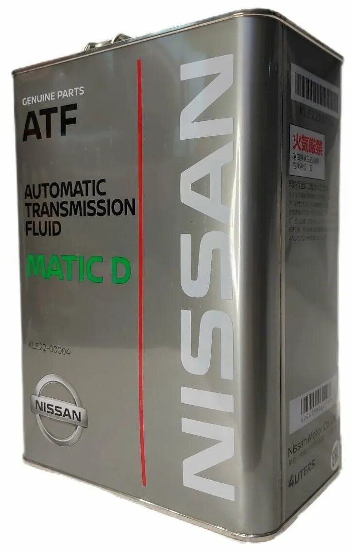 Масло nissan atf. Nissan matic Fluid d 4л (kle22-00004). Nissan matic Fluid d 4л. Nissan ATF matic d Fluid. АКПП Nissan matic d4 масло.