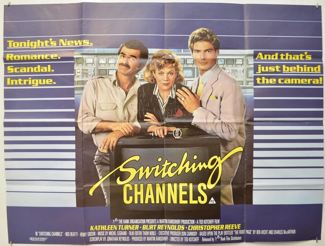 Switching channels. Переключая каналы (switching channels). switching channels. 1988. кэтлин тёрнер переключая каналы.