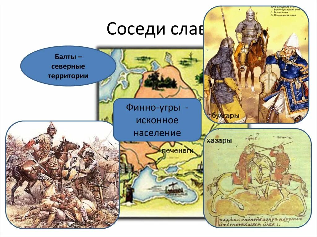 Восточные славяне финно-угры Балты. Славяне Балты финно угры. Соседи славян Балты и финно угры. Соседи славян: хазары, булгары. Балты угры