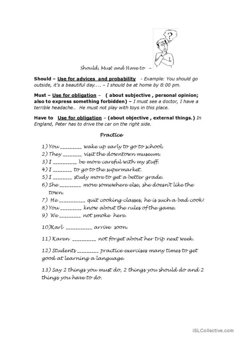 Must have to should Worksheets. Must should exercises. Must have to should. Must have to should ought to Worksheet. Have to has to should exercises