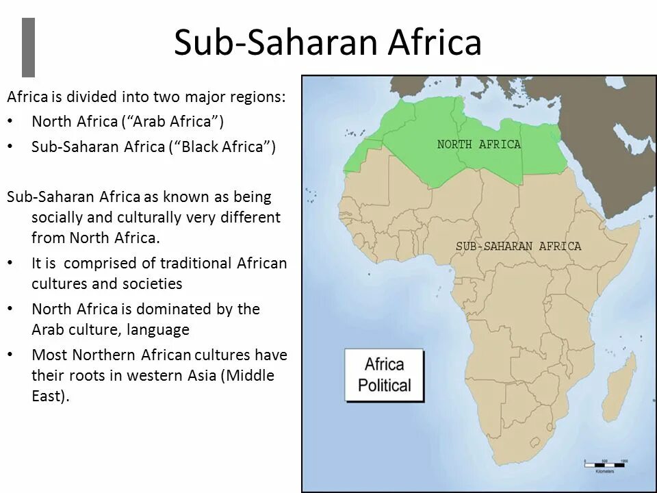 Sub saharan africa