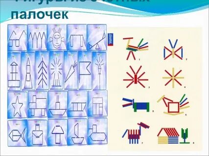 Счетные палочки картинки схемы