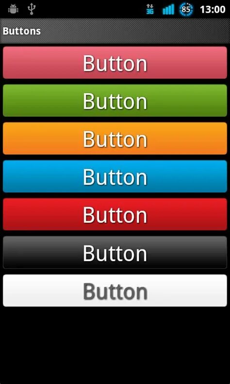 Button андроид. Кнопки красивые для Android. Цвета в Android Studio. Цвет кнопки Android Studio. Приложения по цветам.