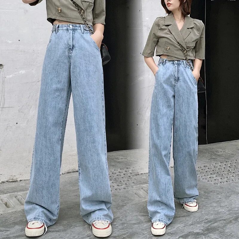 Широкие джинсы модели