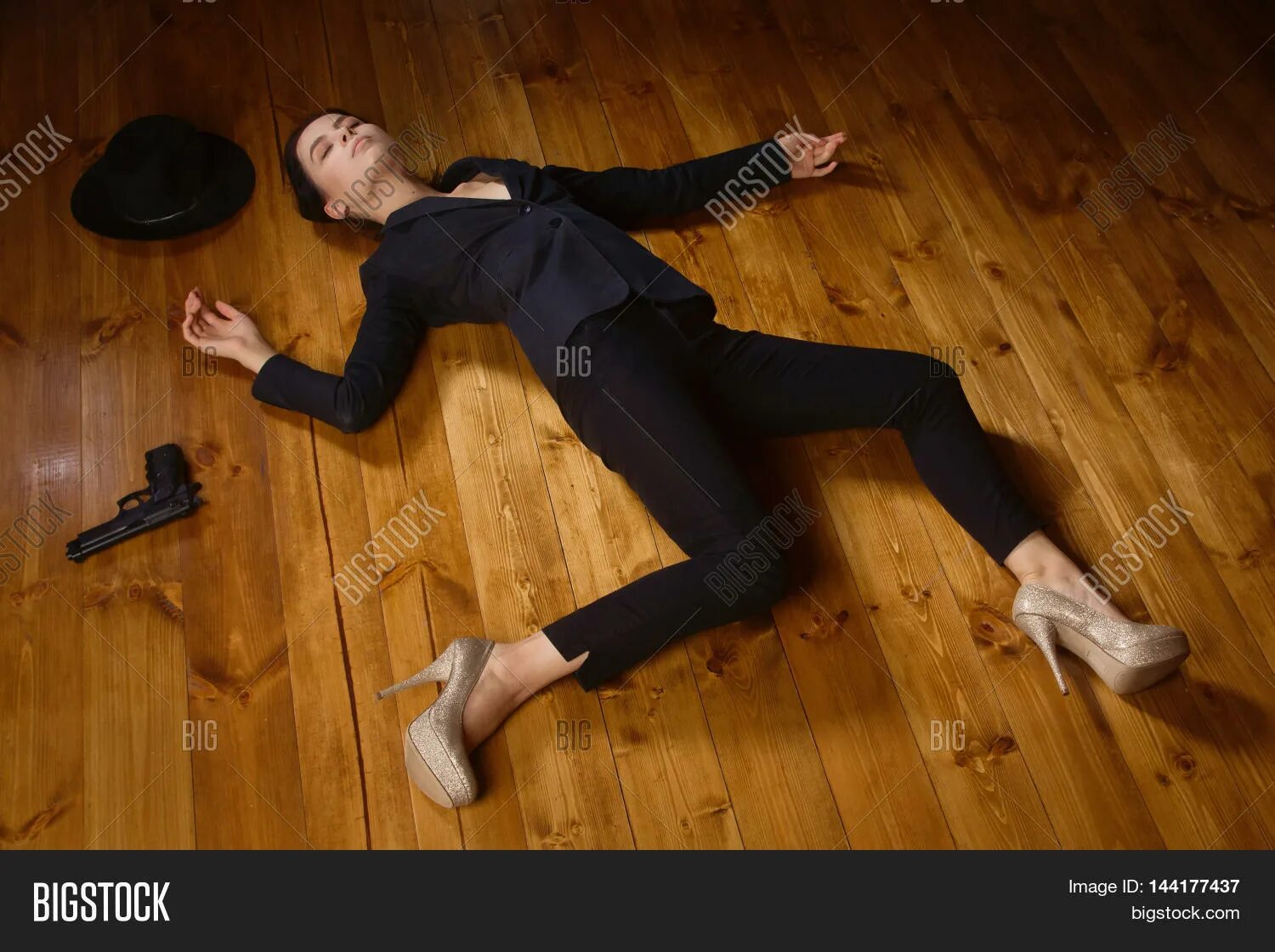 Give in on the floor