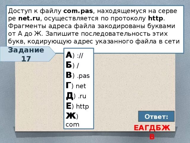 Pas cpp. Порядок записи адреса файла. Элементы адреса файла. ФРАГМЕНТЫ адреса файла закодированы. По протоколу на сервере к файлу.