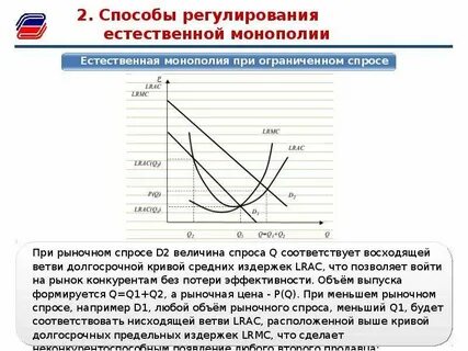 Рынки естественной монополии