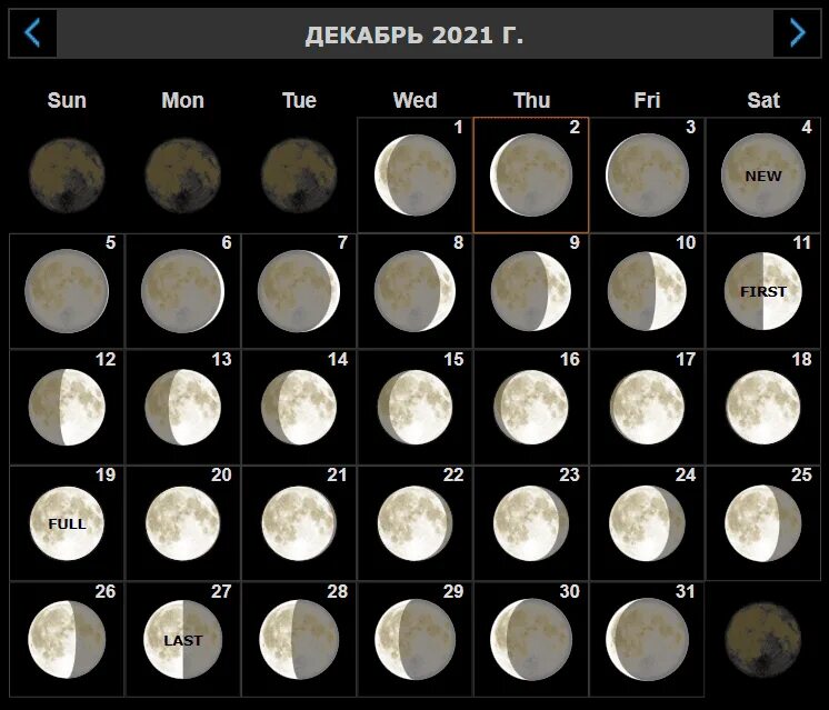 Растущая Луна. Луна в декабре 2021. Фазы Луны в декабре 2022. Фаза Луны сейчас.