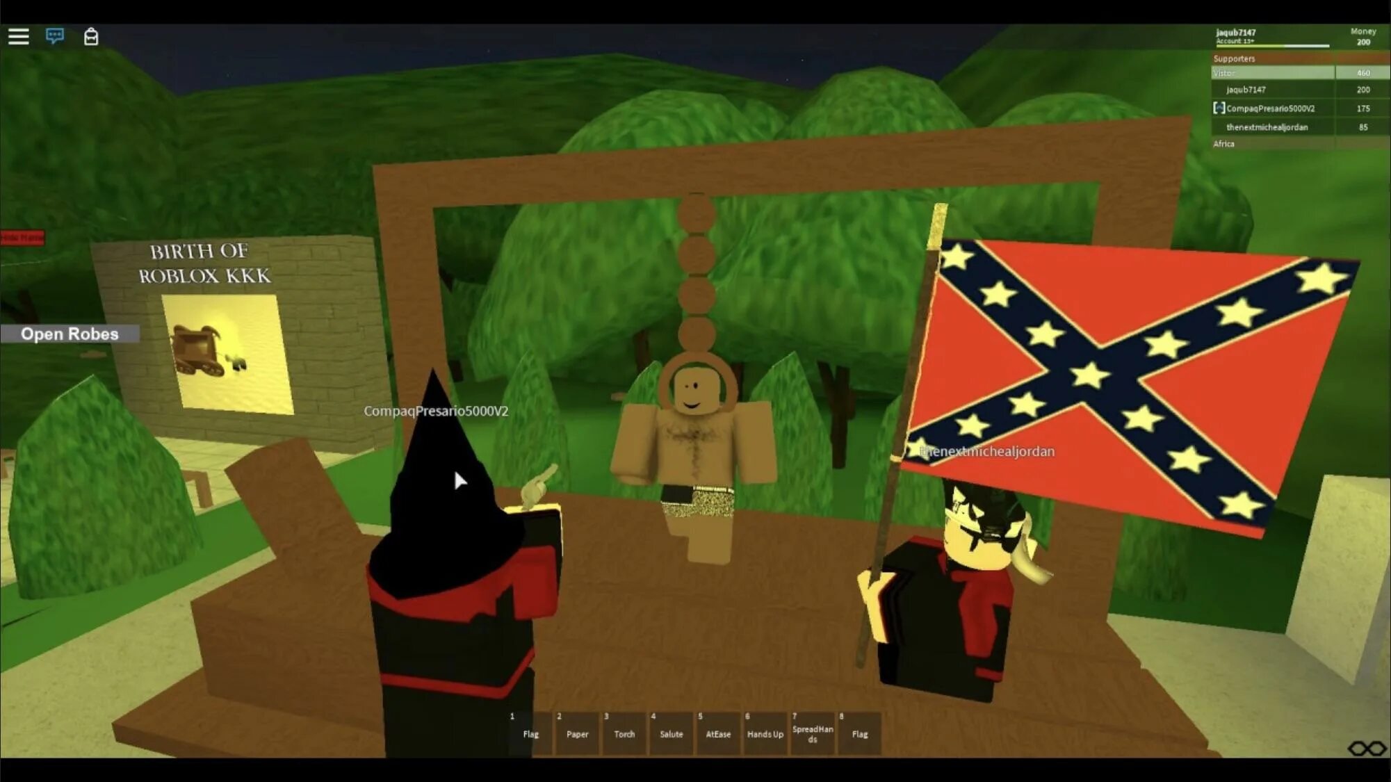 Ку-клукс клан в РОБЛОКСЕ. Фашисты РОБЛОКС. Roblox Nazi. Клан РОБЛОКС.