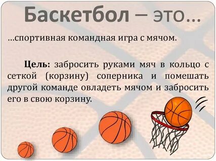 Презентация по баскетболу