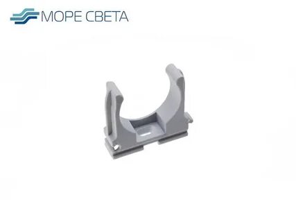 Крепеж клипса серая