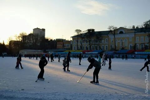 Каток на стадионе локомотив