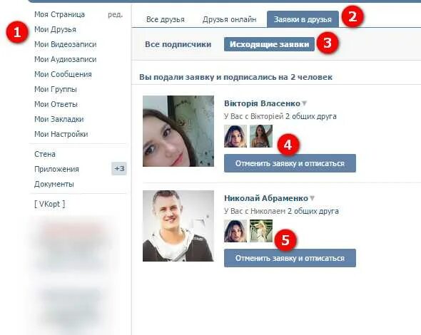 Как отменить заявку в вк на друзья. Заявка в друзья в ВК. Исходящие заявки в друзья. ВКОНТАКТЕ исходящие заявки. ВК исходящие заявки в друзья.