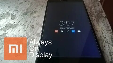 Always on xiaomi