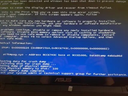 Win32kbase sys синий экран 10