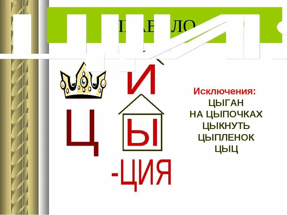 Цыган на цыпочках цыпленку цыкнул цыпленку цыц. Правило цыган на цыпочках. Исключения цыган на цыпочках. Цыган цыц на цыпочках. На цыпочках написание