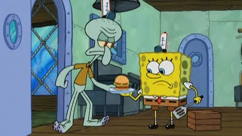 SpongeBob has trouble saying goodbye to the most perfect Krabby Patty he ha...