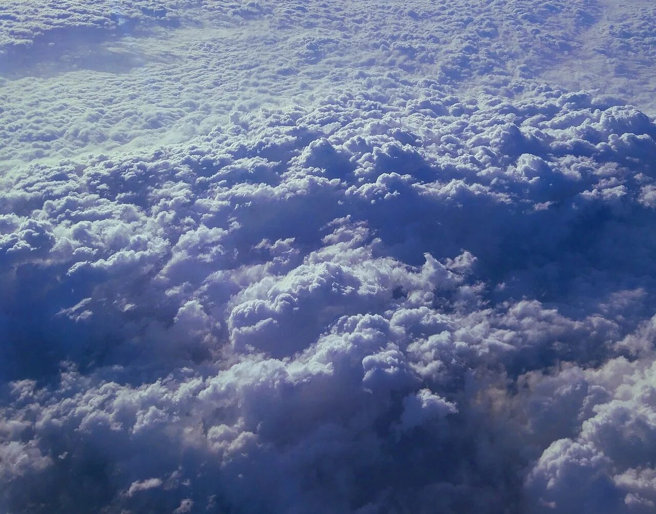 The clouds are in the