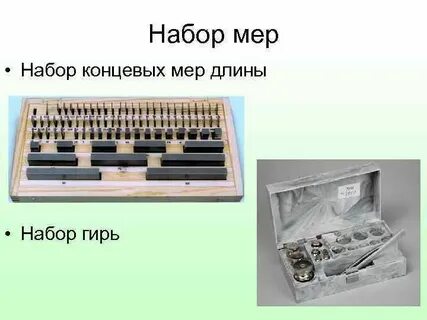 Характеристики набор