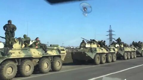 Едут едут бтры по донбасской