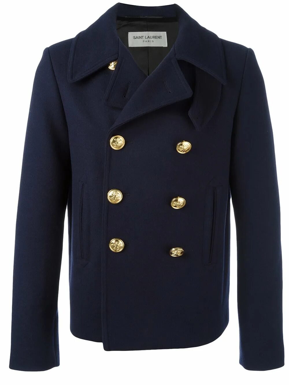 Бушлат синяя. Бушлат Saint Laurent. Пальто бушлат Navy Pea Coat Alpha industries. Бушлат Ив сен Лоран. Двубортное пальто Ральф Лорен.