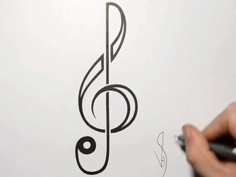 Draw note. How to draw treble clef. how to draw tattoo love. how to draw a note.