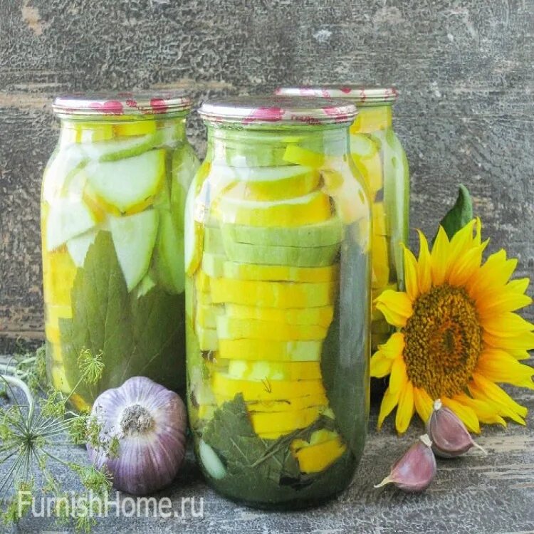 Рецепт маринованных кабачков с лимонной кислотой