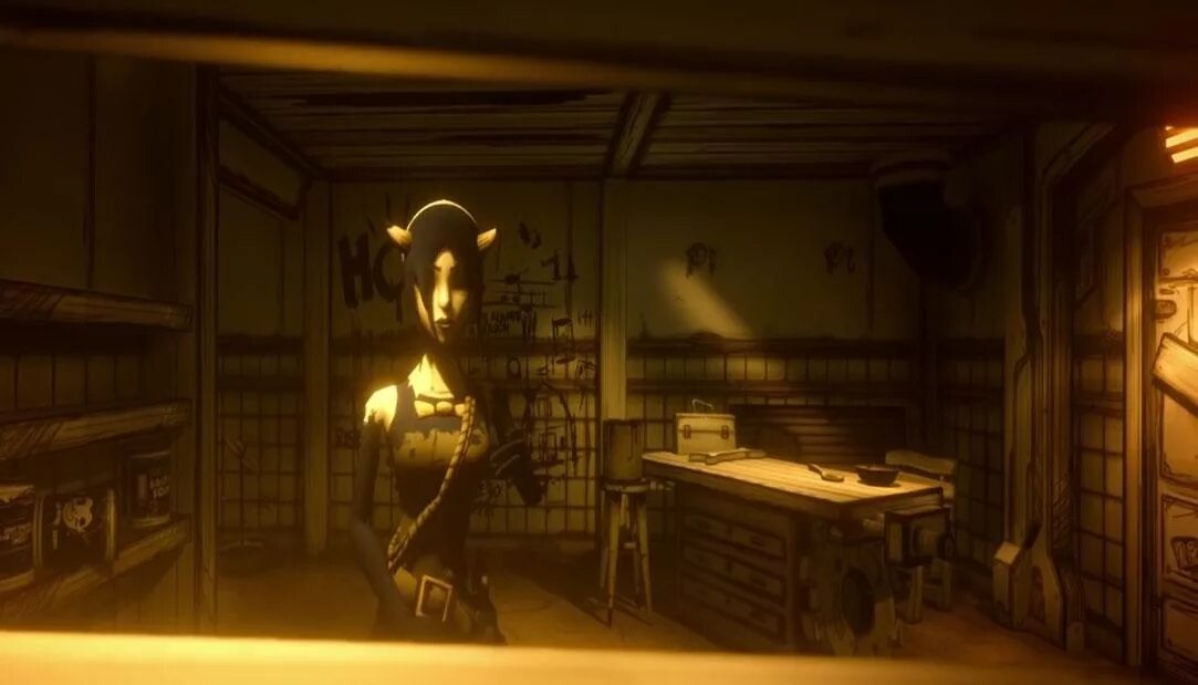 Как выглядит 5 глава. Бенди 5 глава. bendy and the ink machine 5 глава. бенди игра 5 глава. бенди последняя глава.